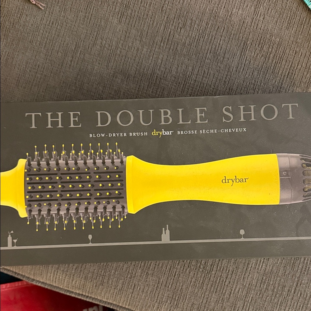 Drybar The Double Shot Yellow Blow-Dryer Brush